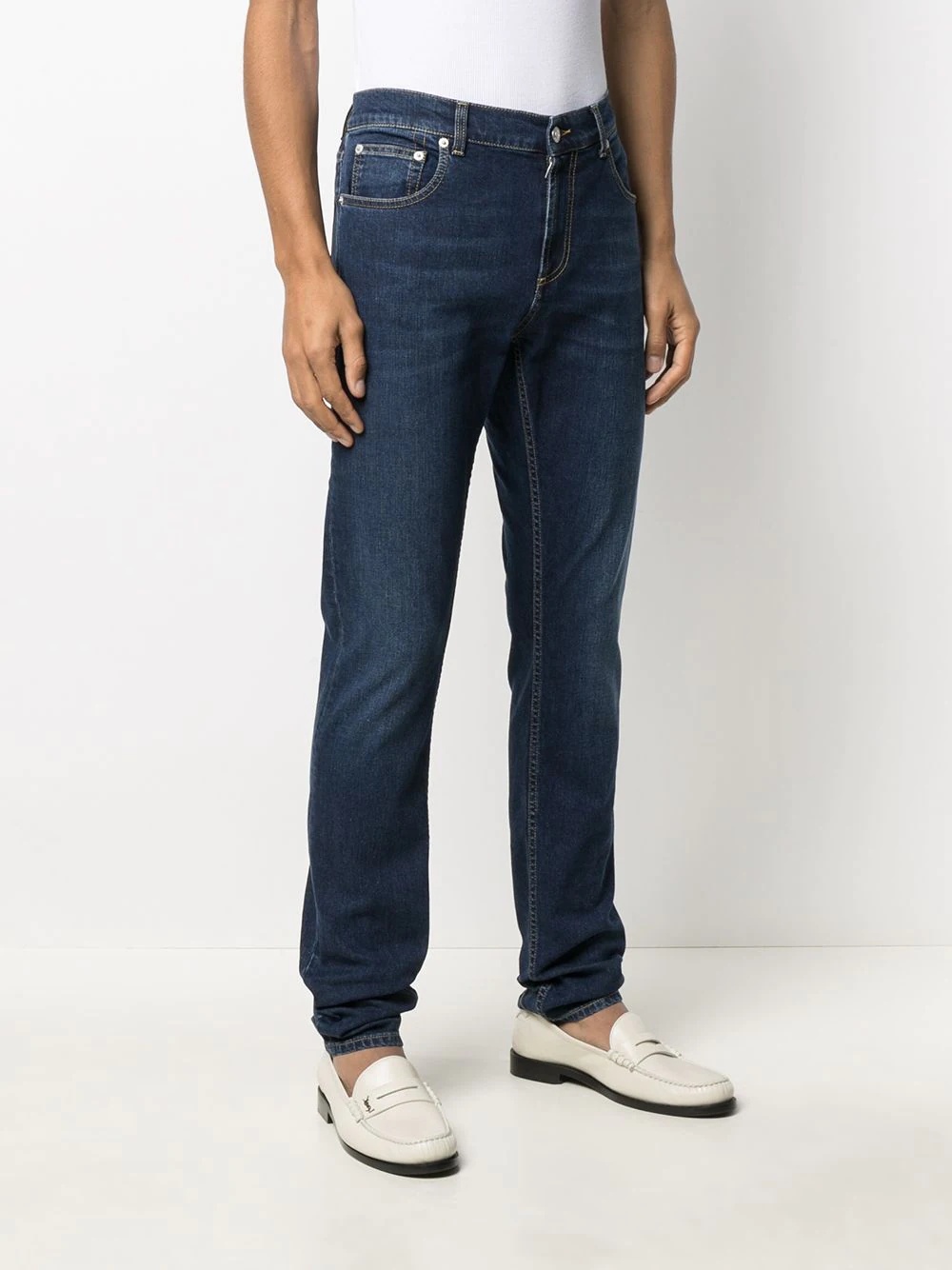 mid-rise slim-fit jeans - 3