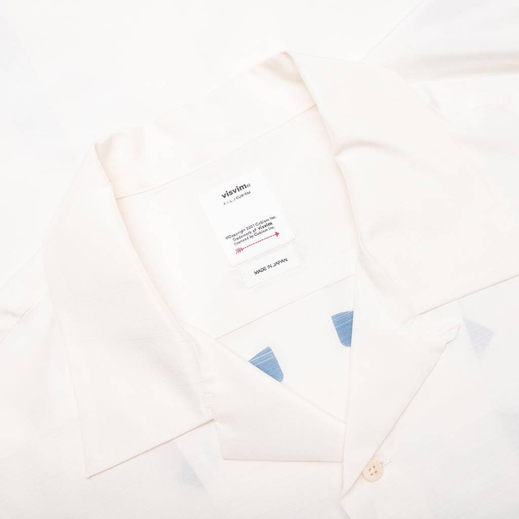 CROSBY S/S SILK SHIRT - WHITE - 3