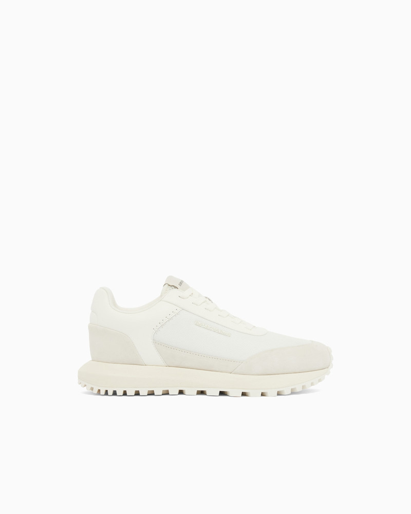 CORDURA SNEAKERS WITH SUEDE DETAILS AND SIDE LOGO 1