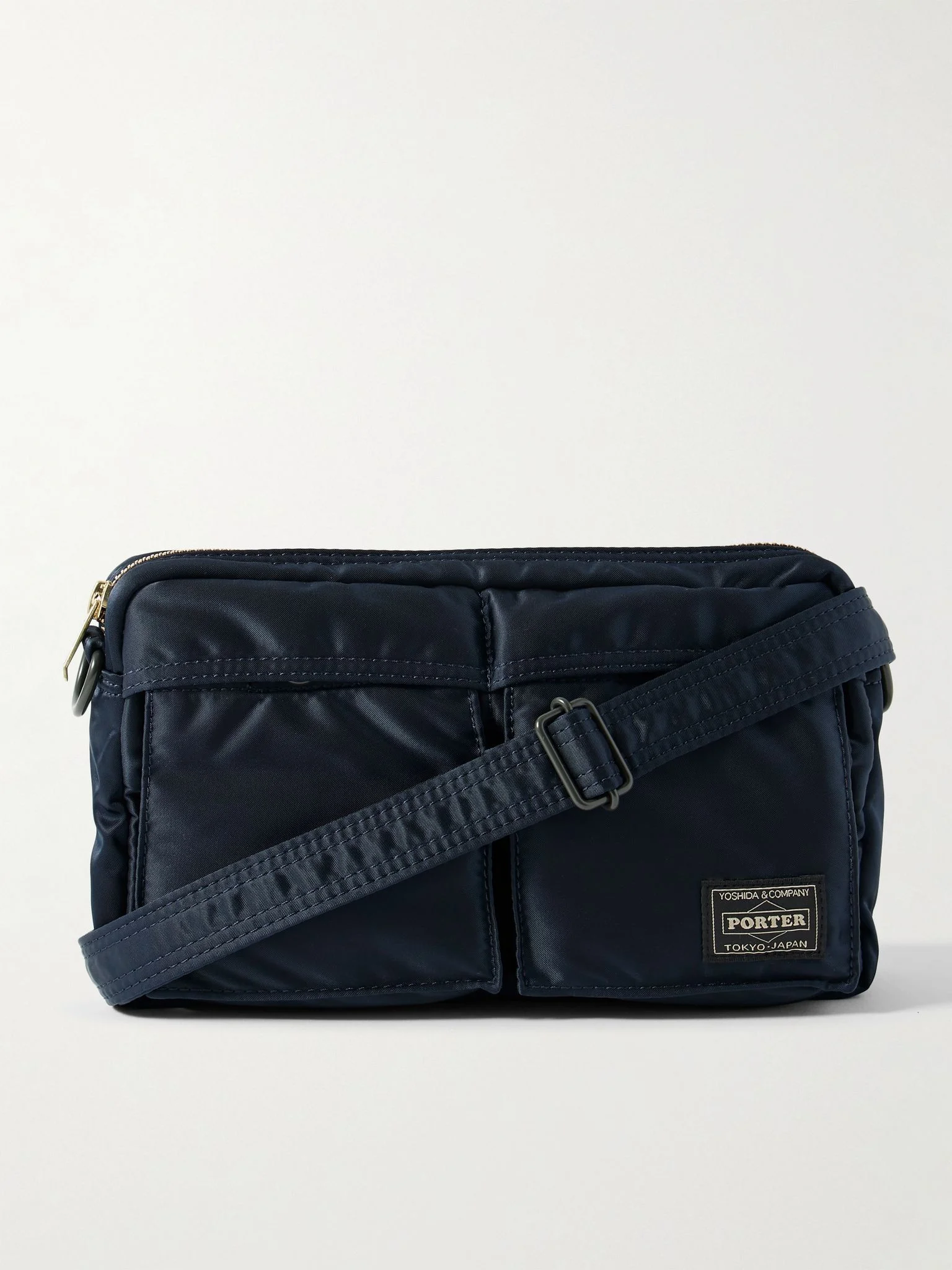 Tanker Sling Nylon-Twill Messenger Bag Navy - 1