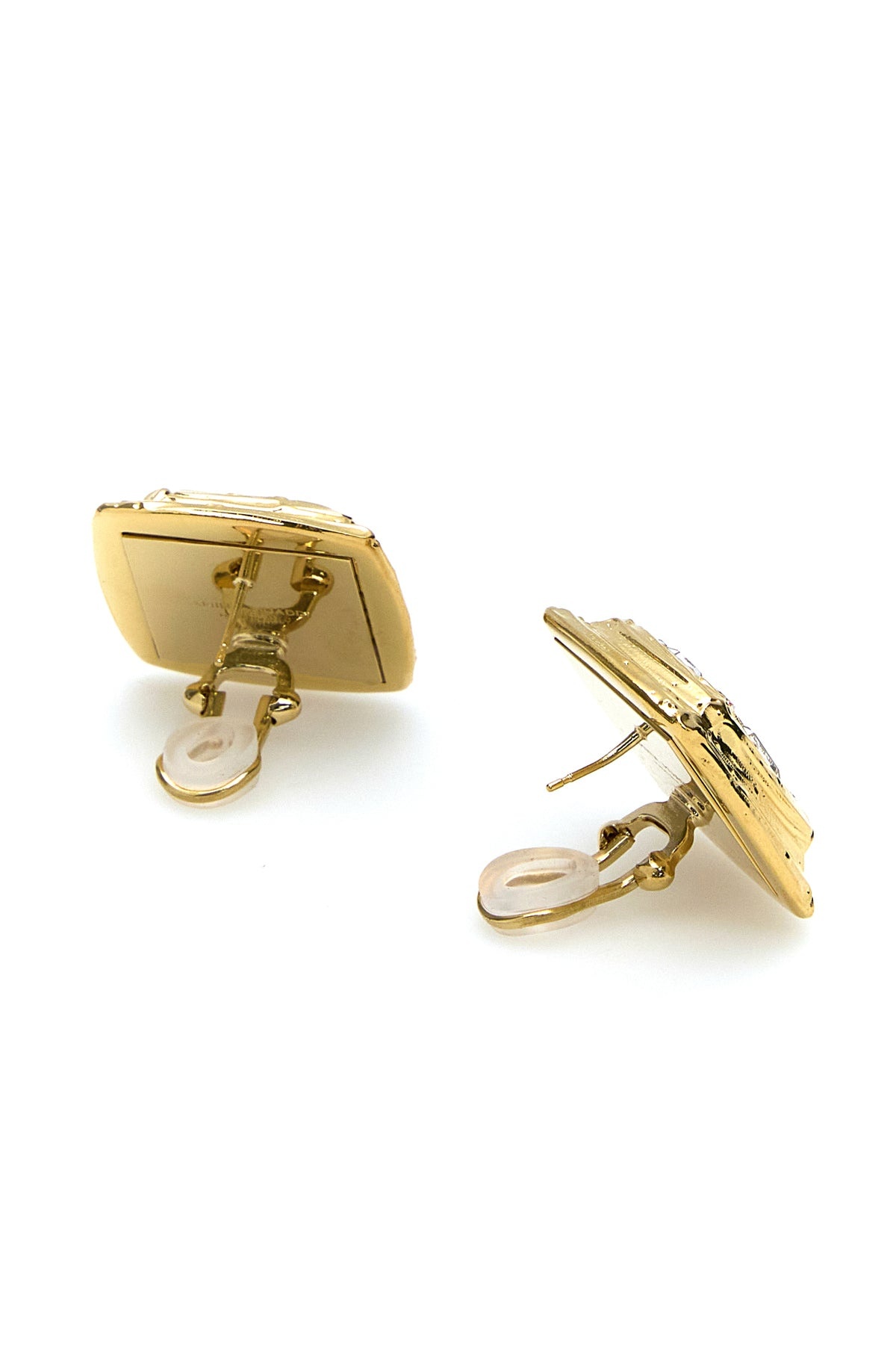 Embellished metal Jeanne earrings - 3