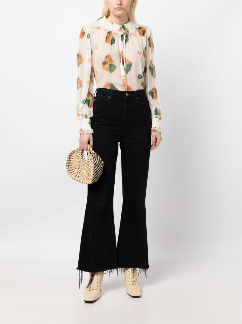 ULLA JOHNSON Pippa silk blouse outlook