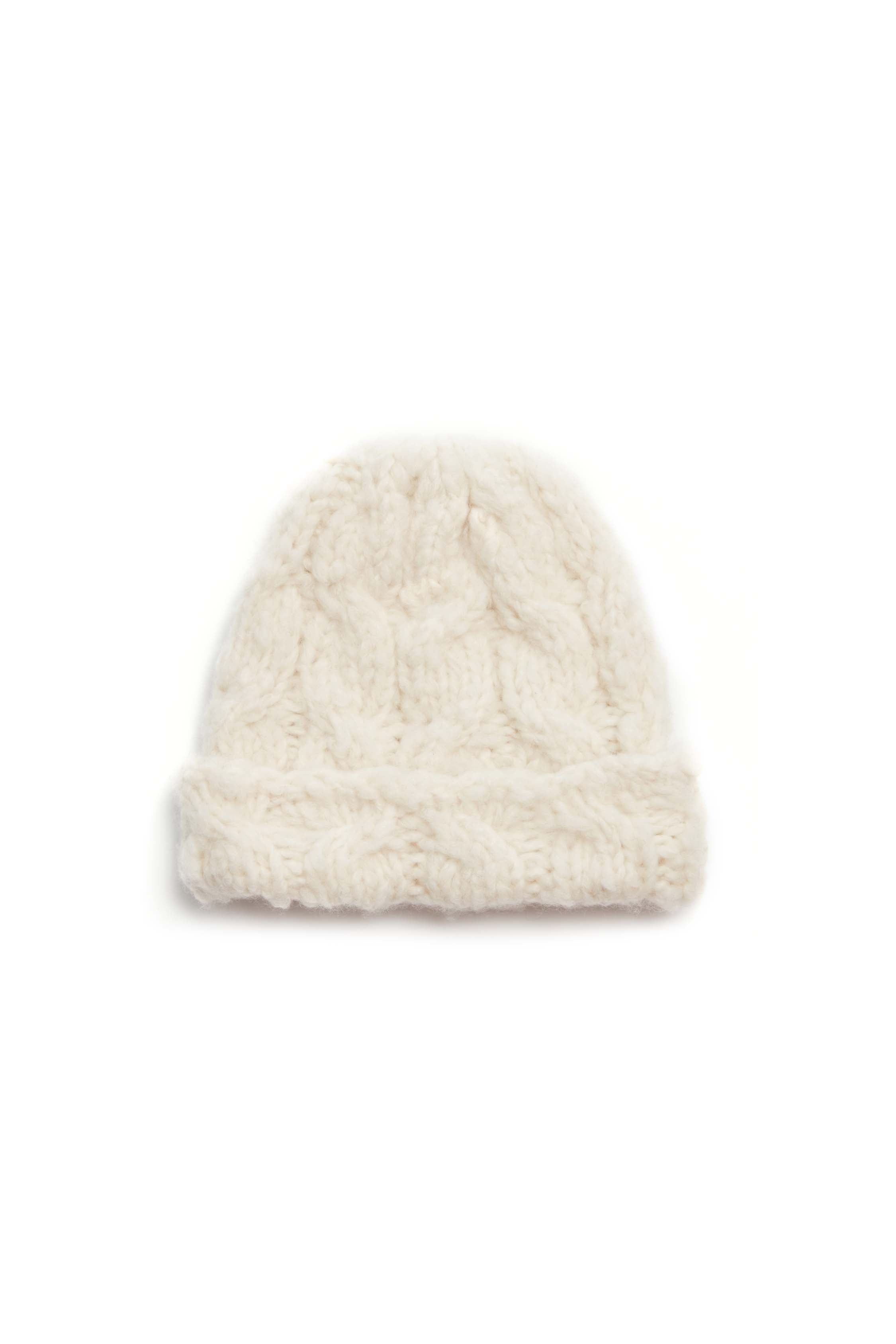 Silva Hat in Ivory Welfat Cashmere - 1