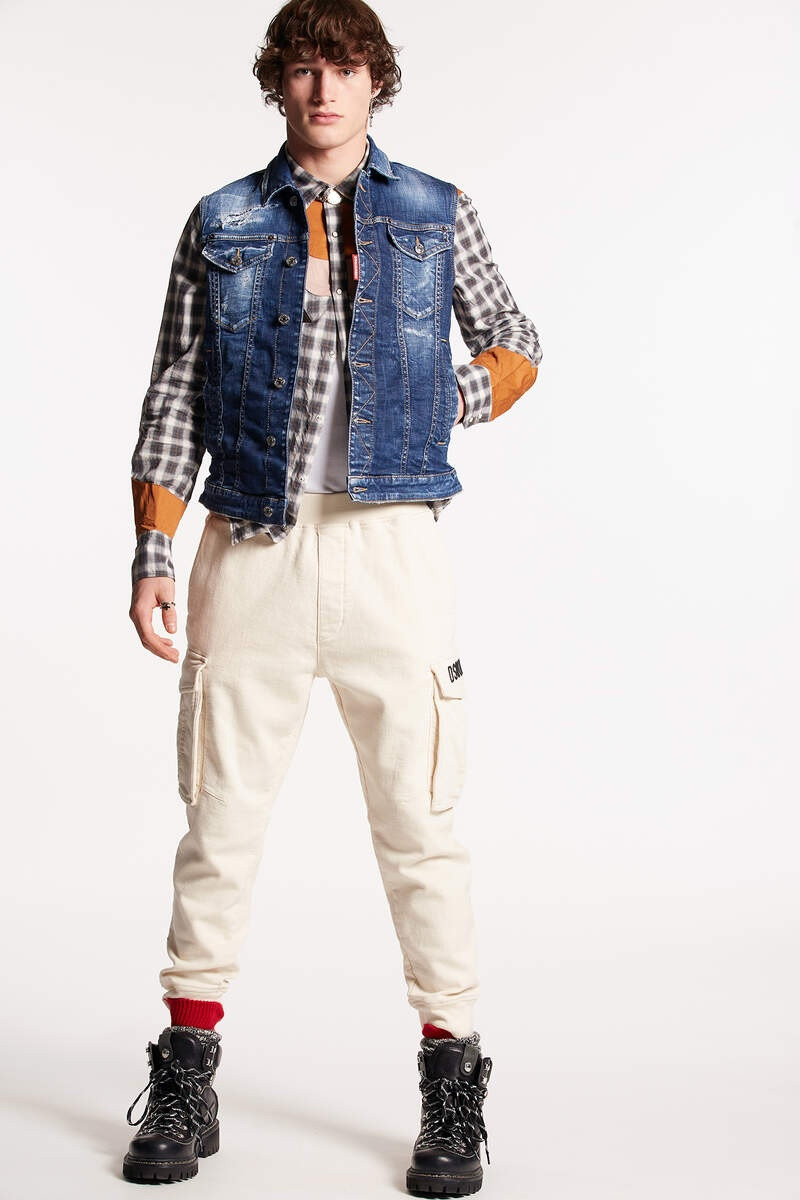 D2 DYED CIPRO CARGO PANTS 3