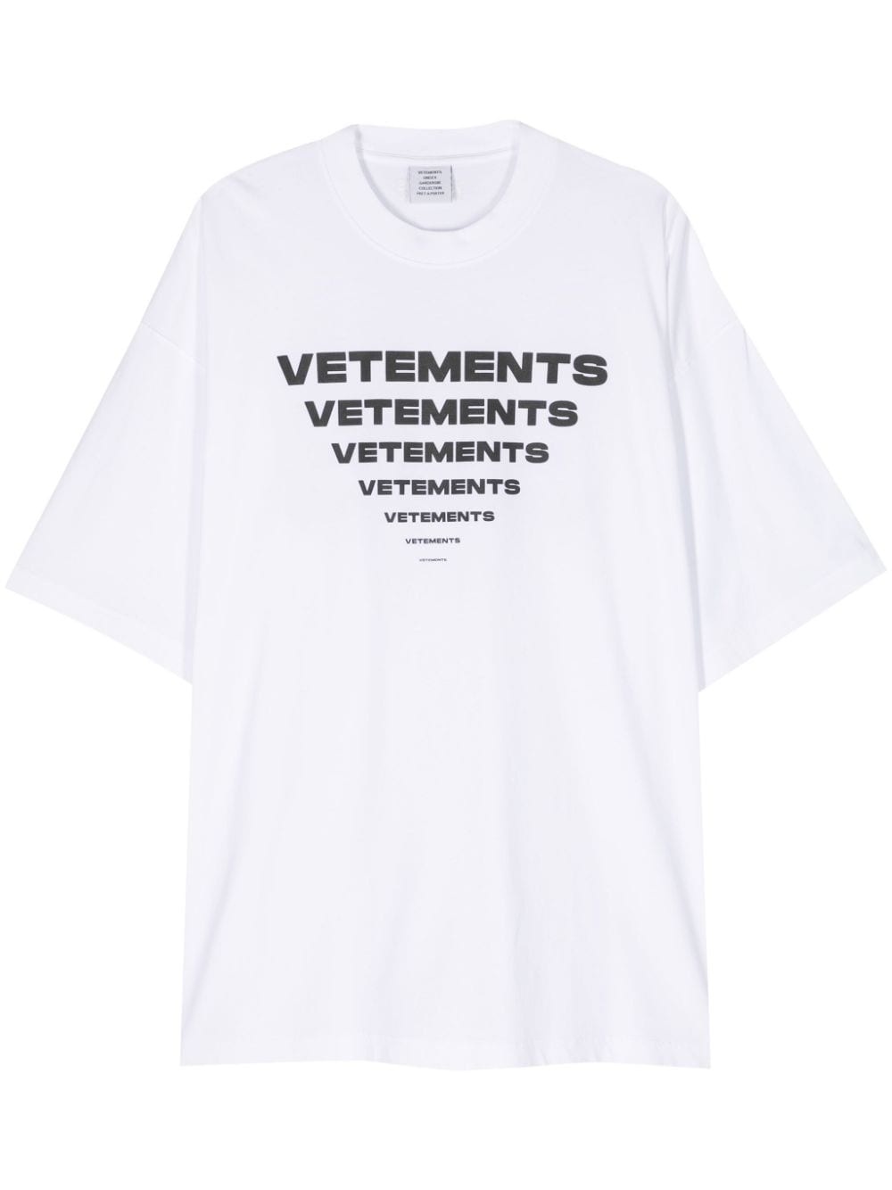 logo-print cotton T-shirt - 1