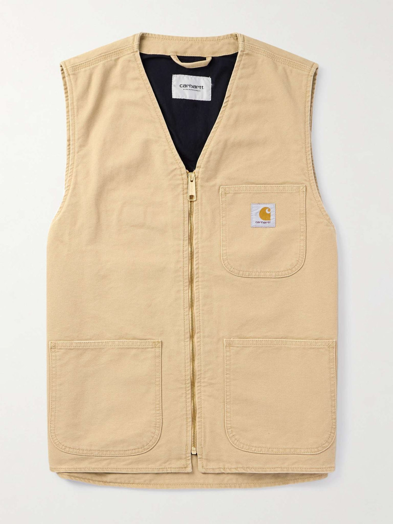 Arbor Logo-Appliquéd Cotton-Canvas Gilet 1