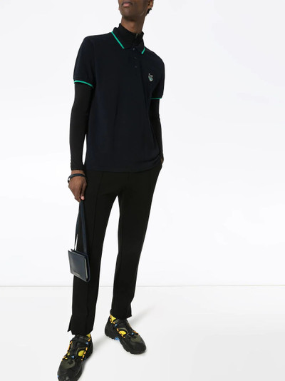 KENZO fitted tiger polo shirt outlook