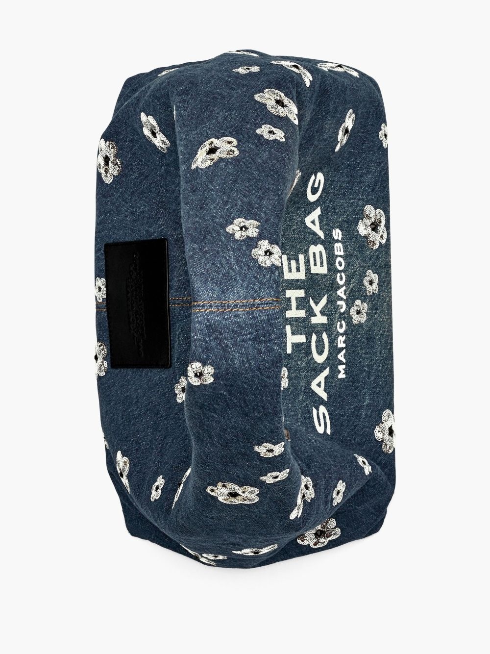 The Sequin Daisy Denim Sack tote bag - 6