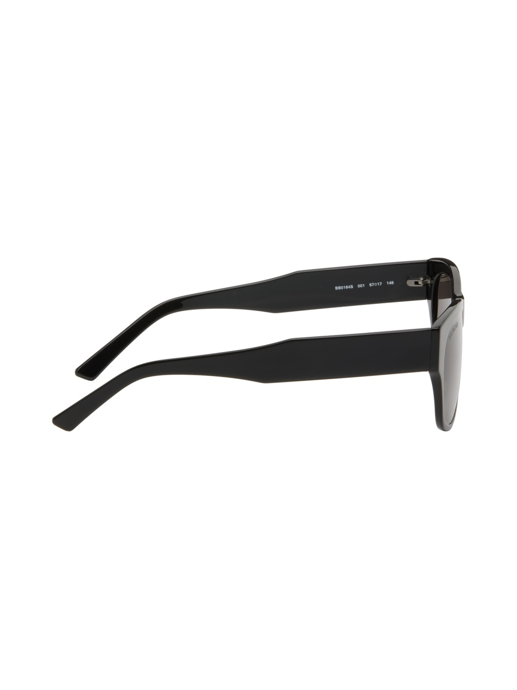 Black Rectangular Sunglasses - 2