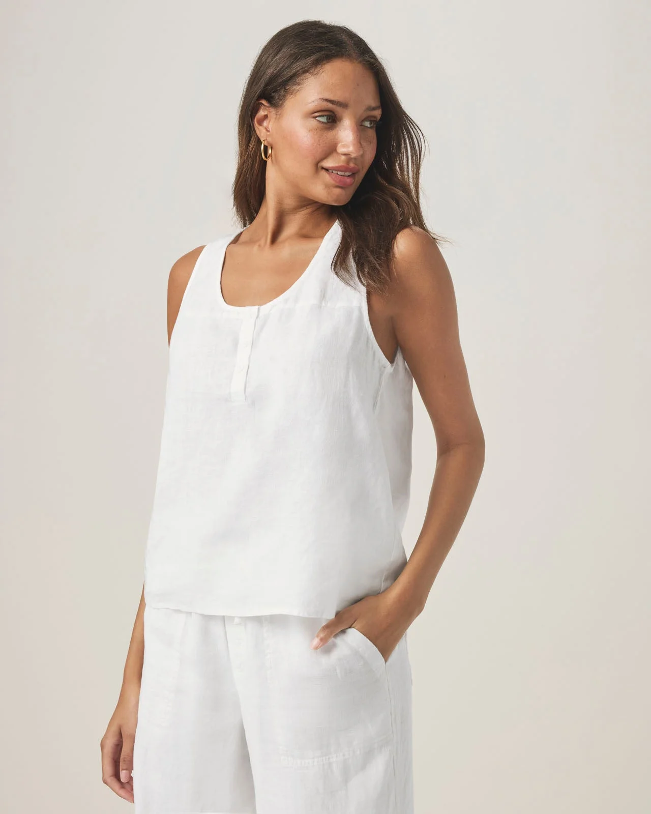 Stella Linen Tank - 1