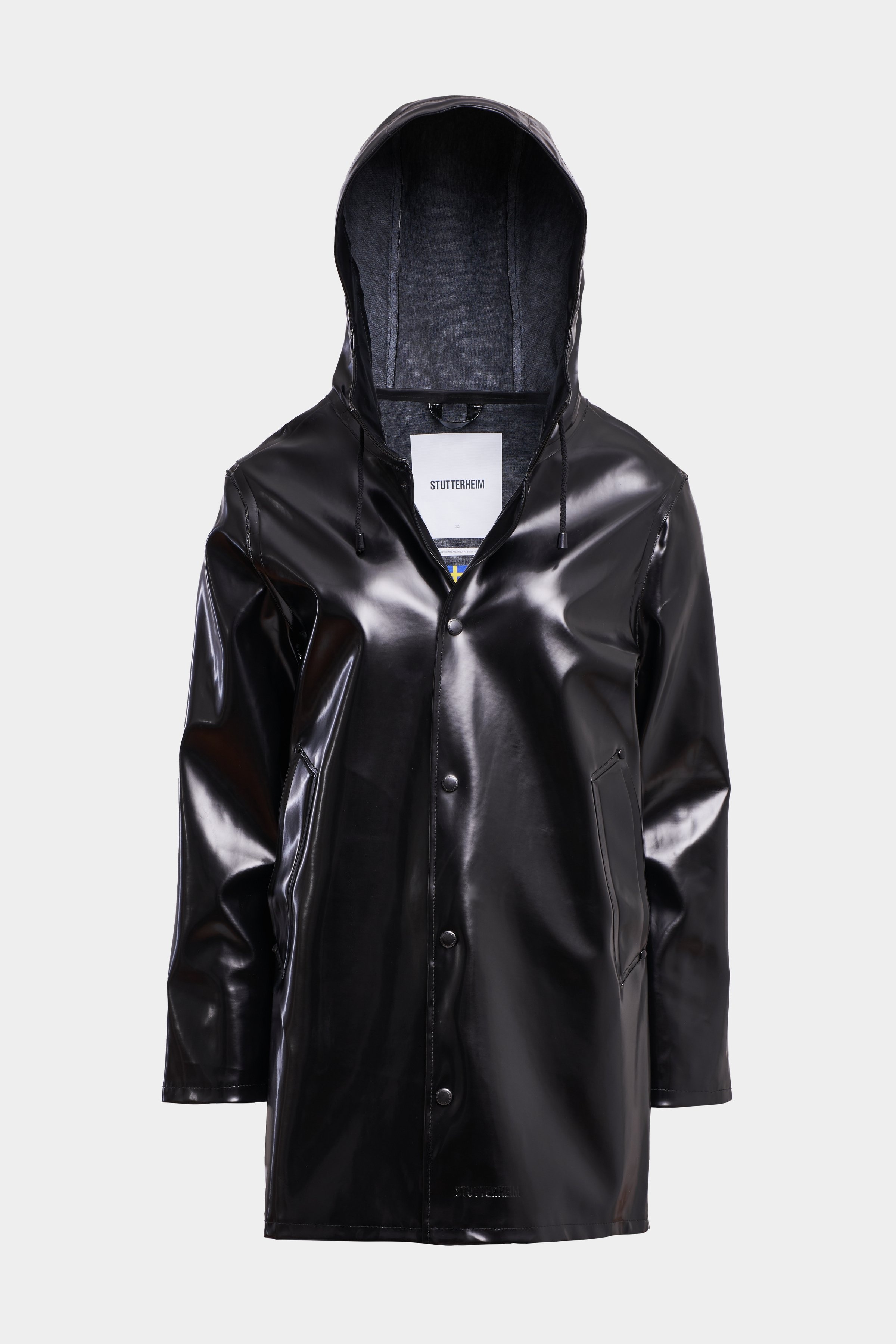 Stockholm Opal Raincoat Black - 1