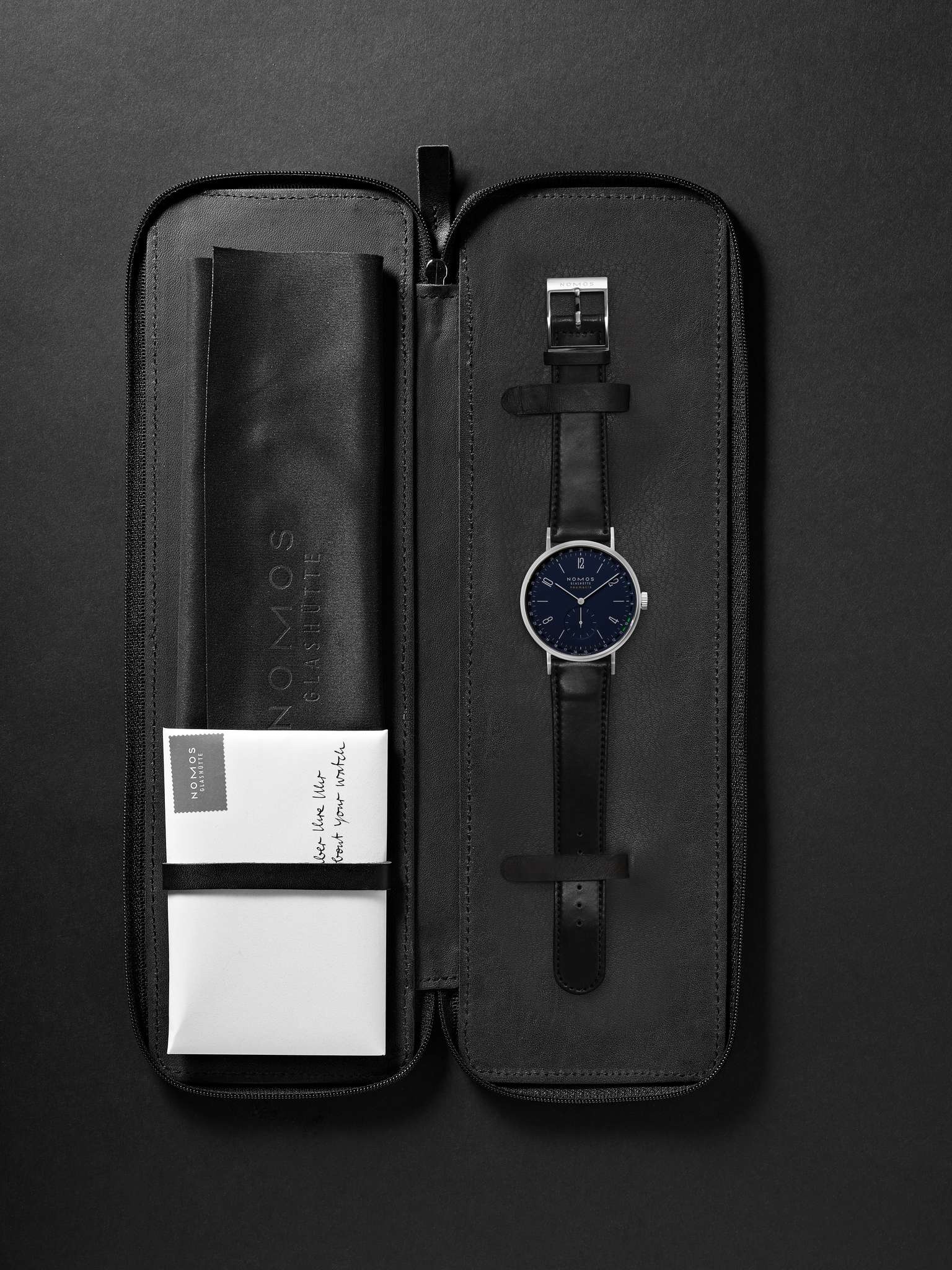 Tangente Neomatik 41 Automatic 41mm Stainless Steel and Cordovan Leather Watch, Ref. No. 182 - 9