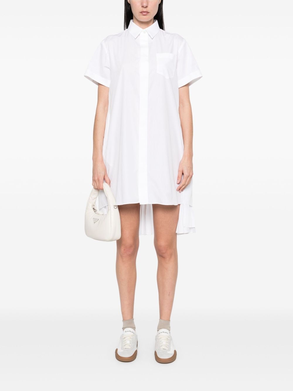 pleated shirt dress - 2