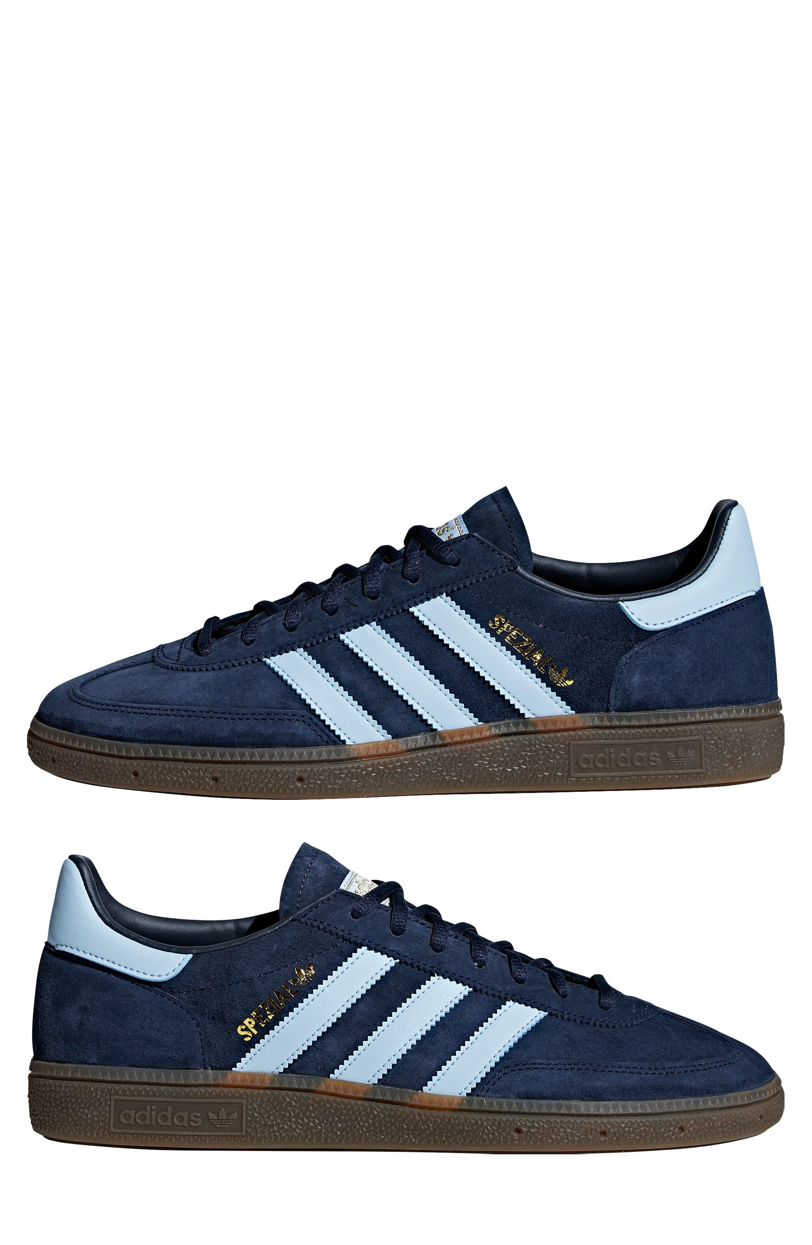 adidas Gender Inclusive Handball Spezial Sneaker in Collegiate Navy/clear Sky/gum5 at Nordstrom - 9