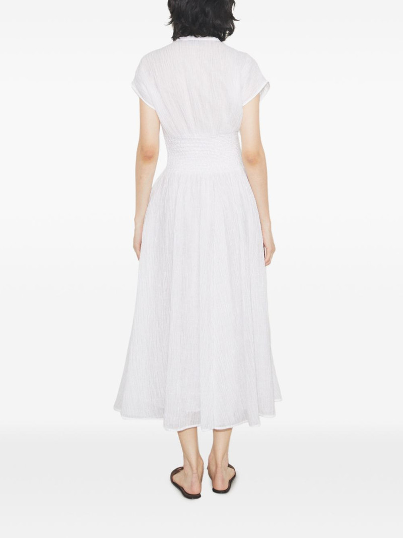 TORY BURCH V-neck linen dress outlook