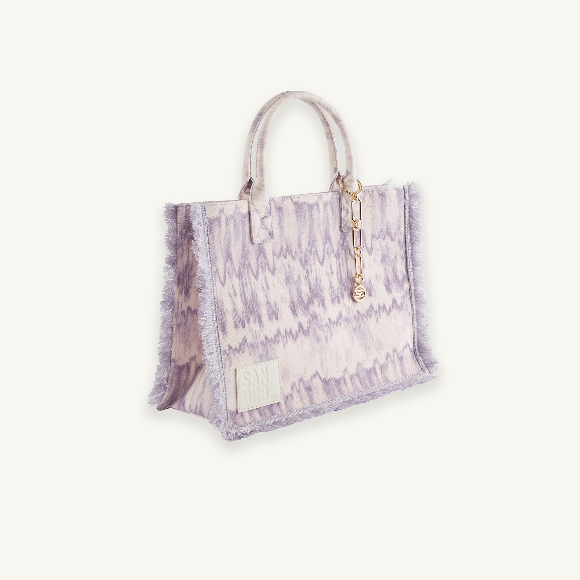 Tie-dye fabric tote bag - 3