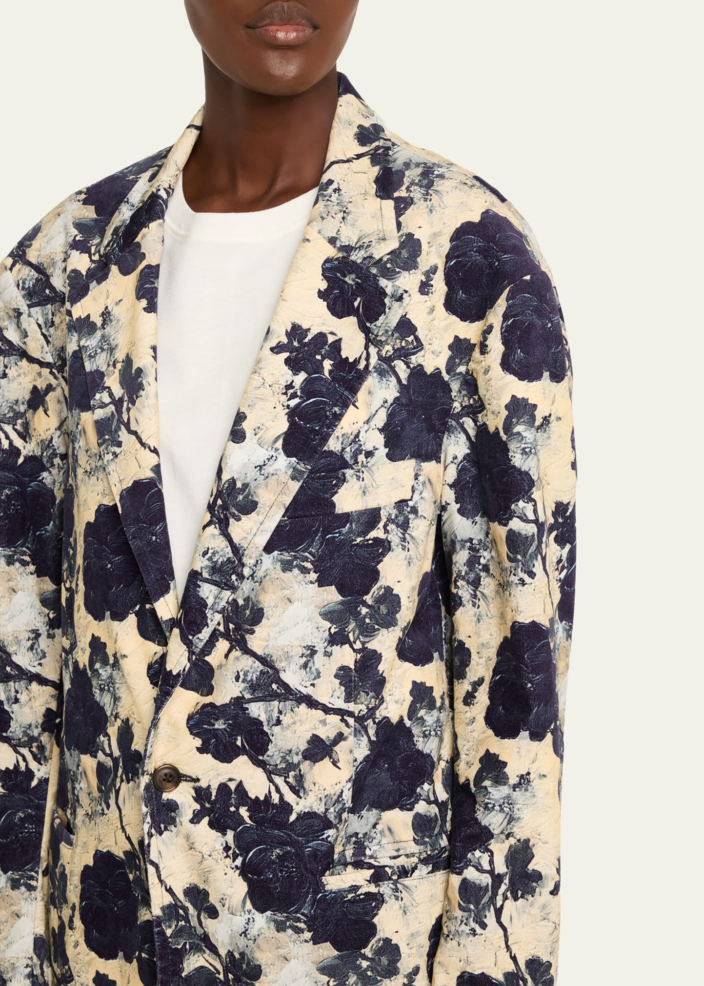 Oversized Floral Jacket - 5