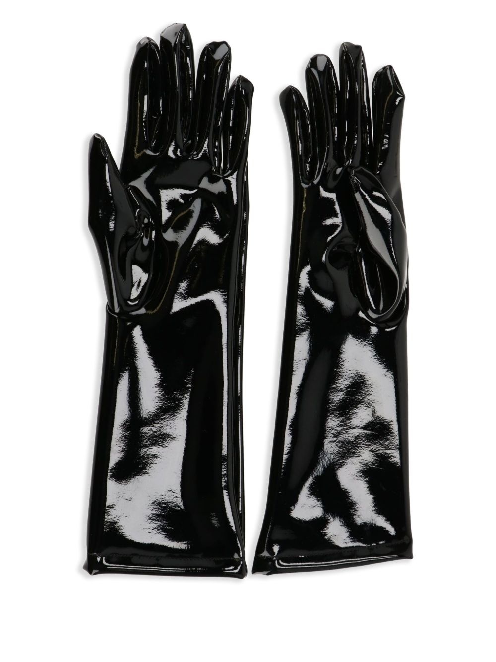 patent-leather gloves - 2