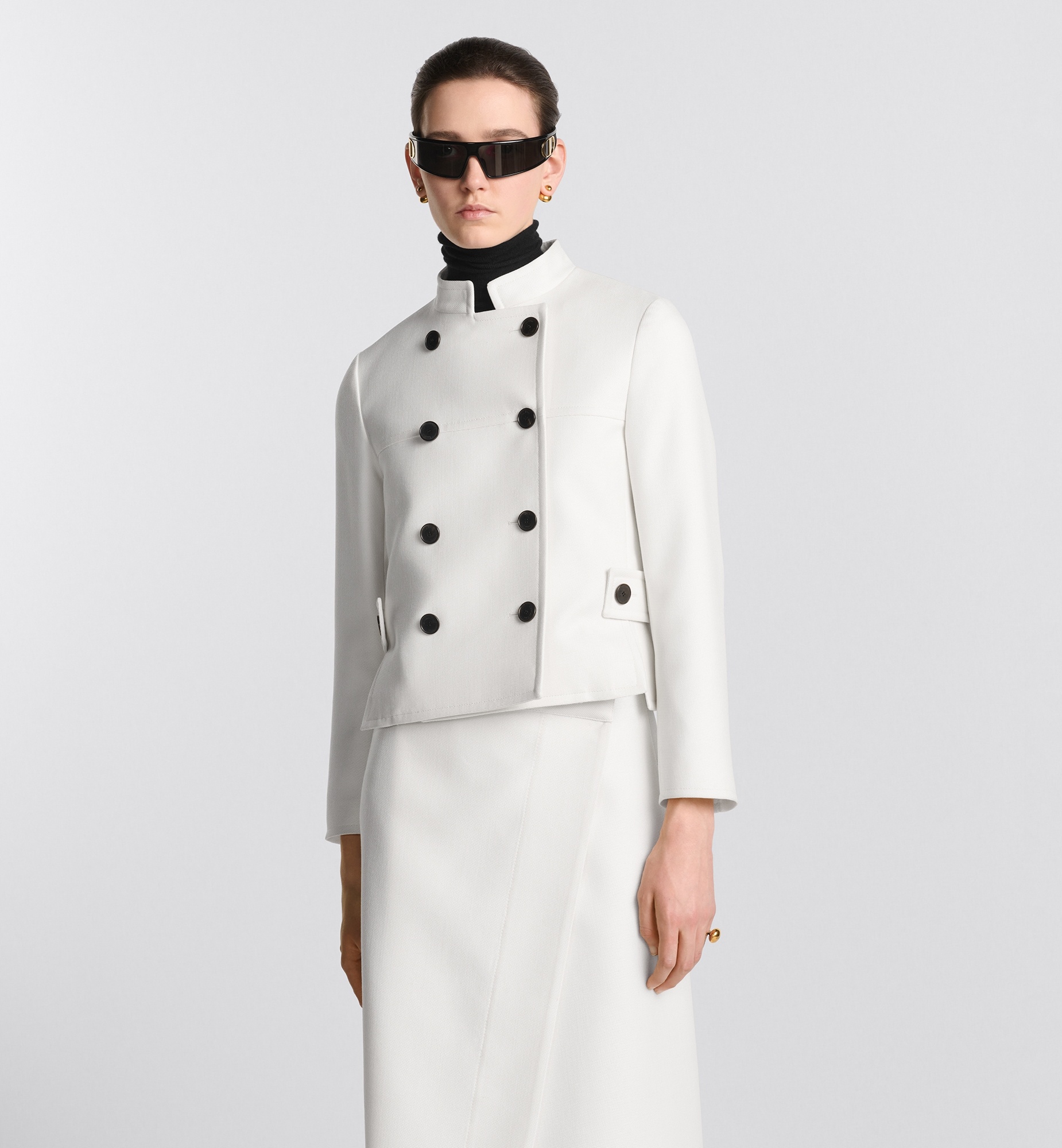Cropped Jacket with Removable Cannage Vest - 2
