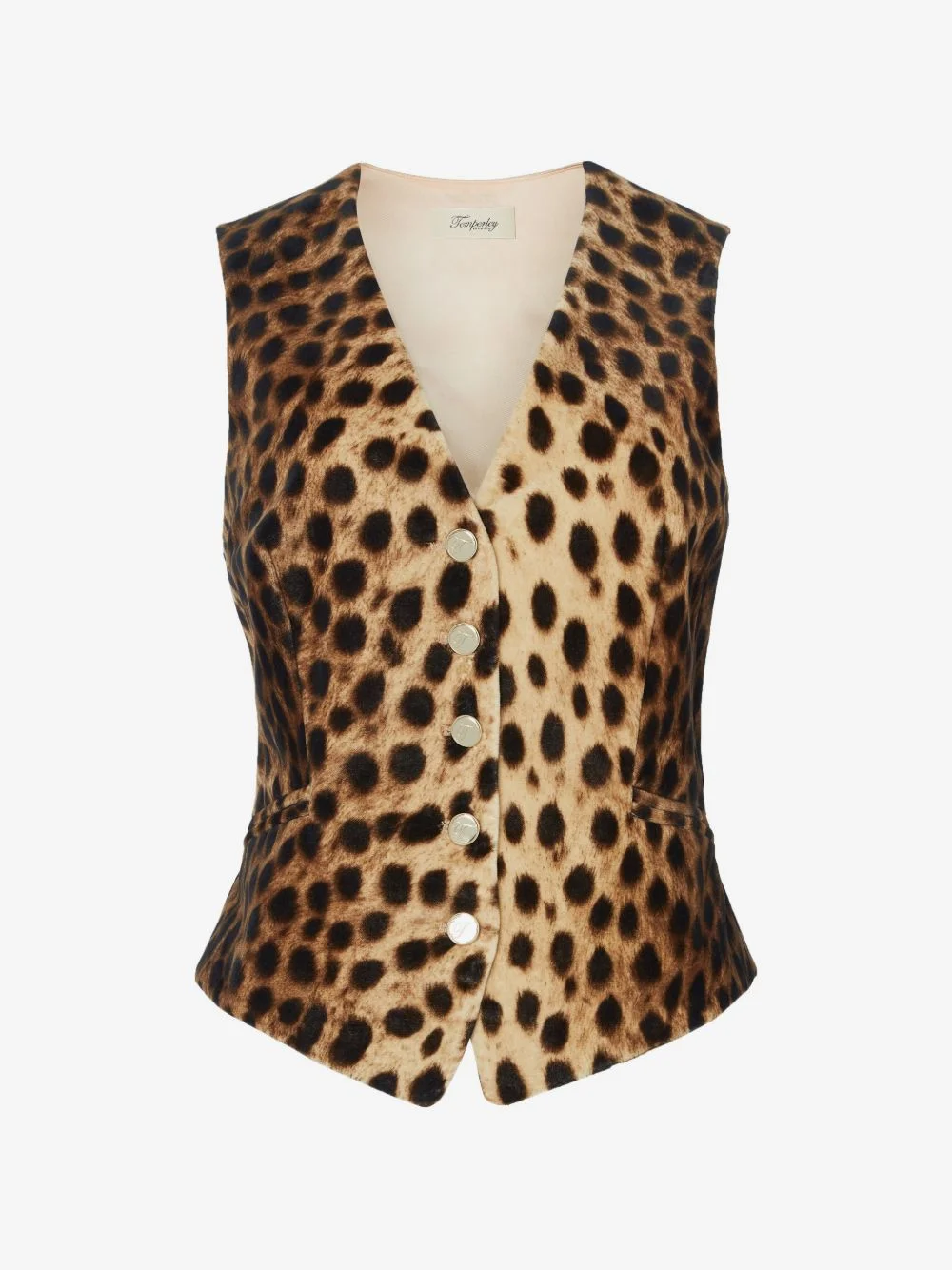 Nemera printed V-neck waistcoat - 1