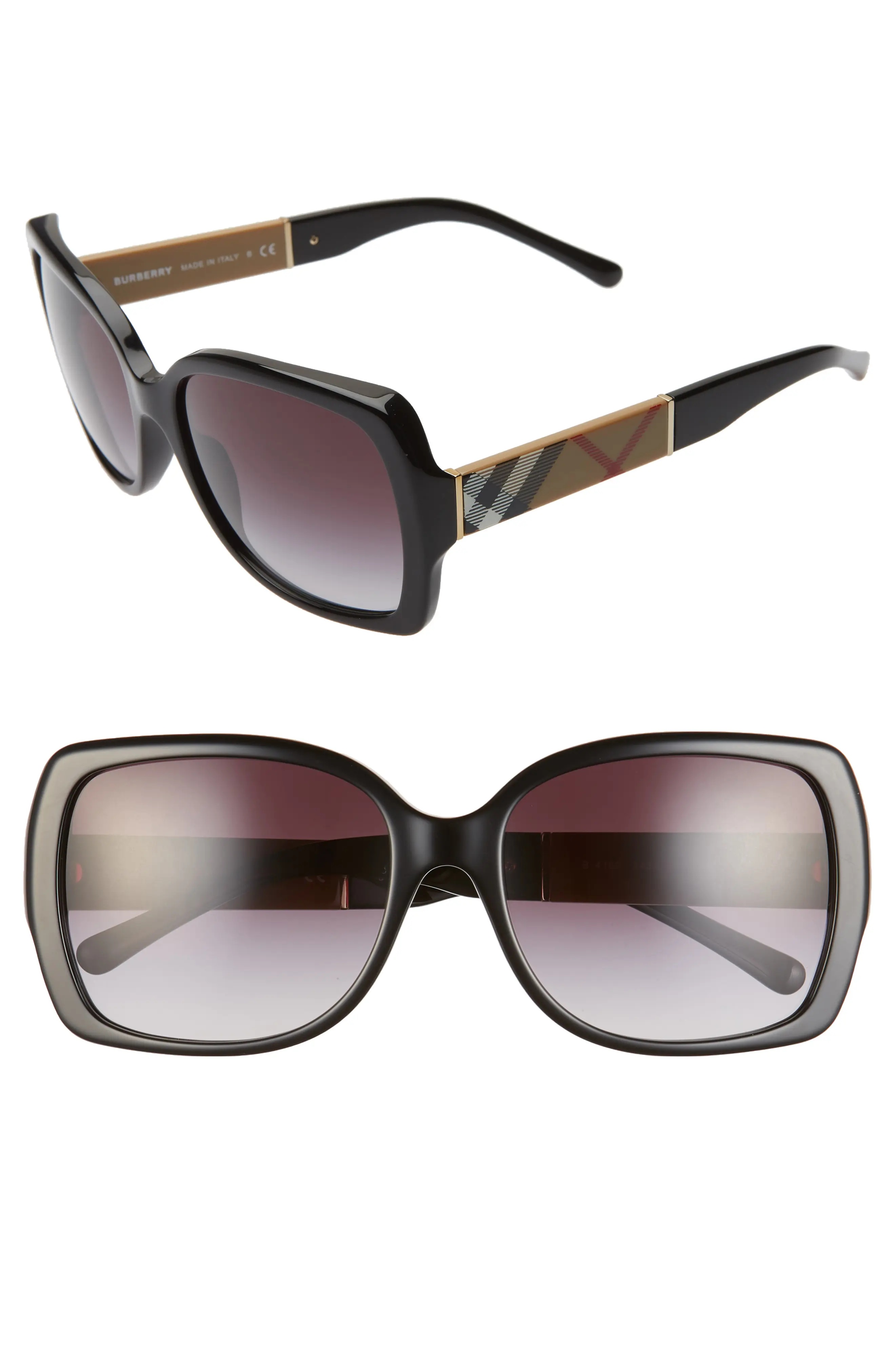 58mm Square Sunglasses - 1