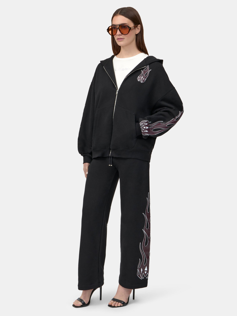 WOMEN'S MA FLAMES ZIP HOODIE 3