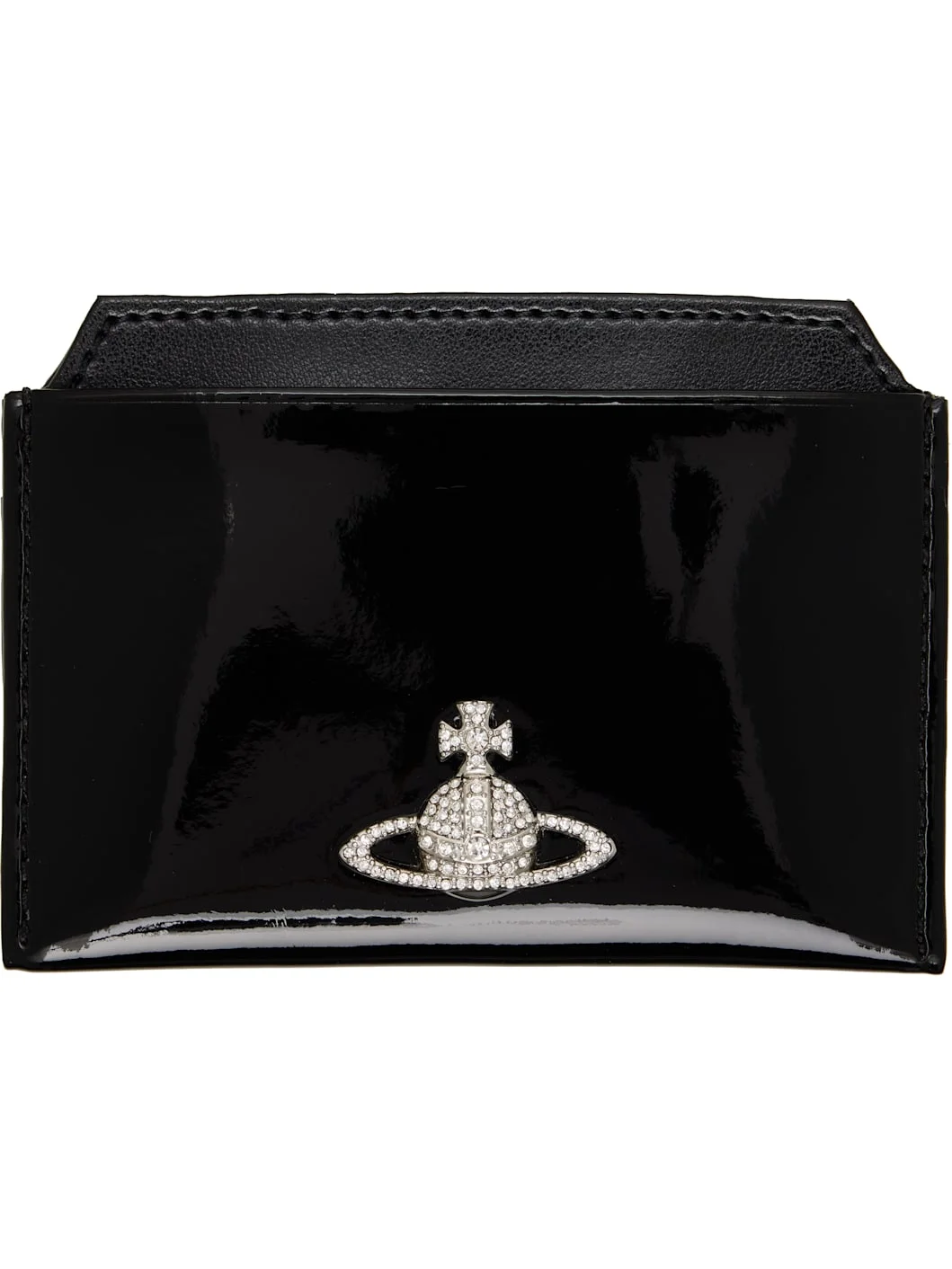 Black Flat Card Holder - 1