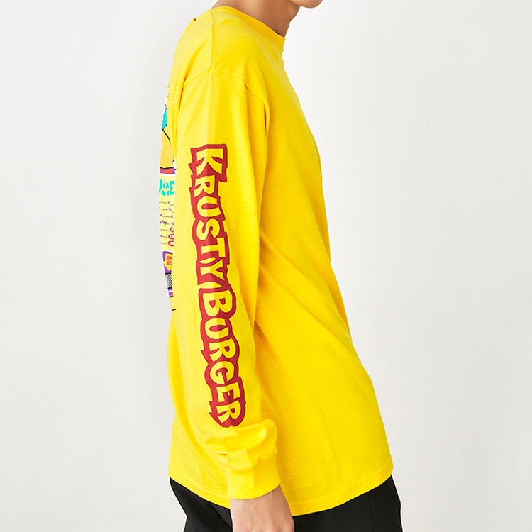 Vans Simpson Crossover Long Sleeves Couple Style Yellow VN0A4RTLZW3 - 4