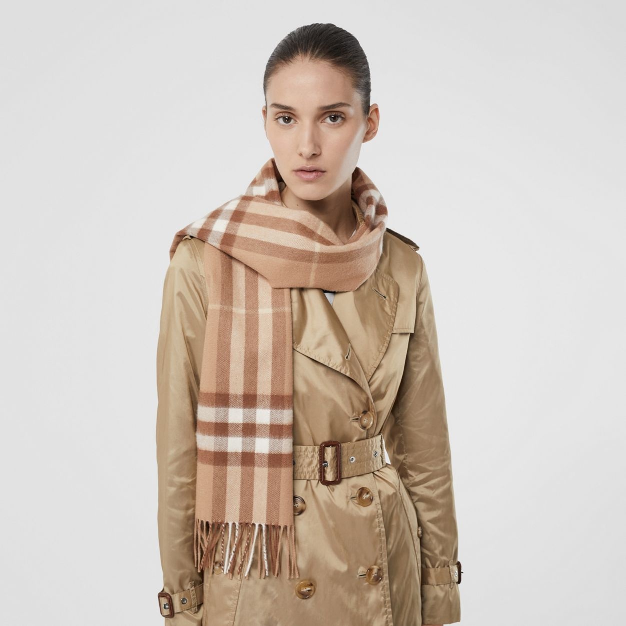 The Classic Check Cashmere Scarf - 3