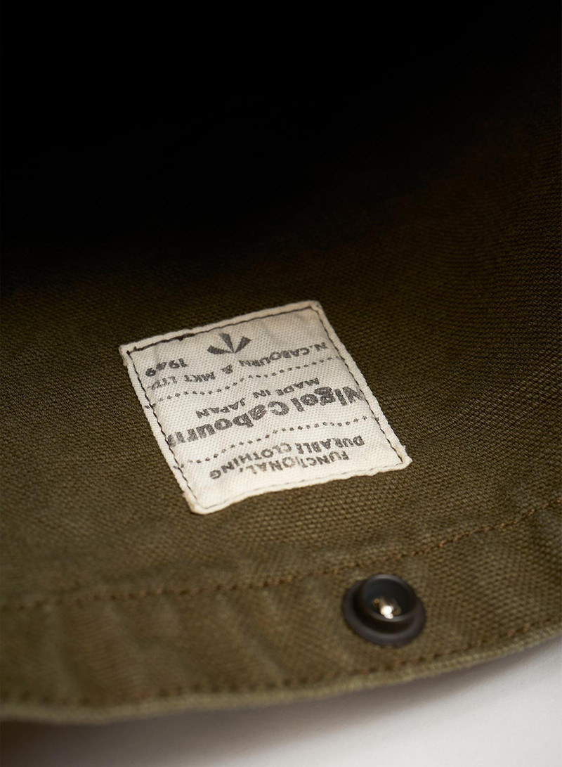 Cotton Magazine Bag in Green 3