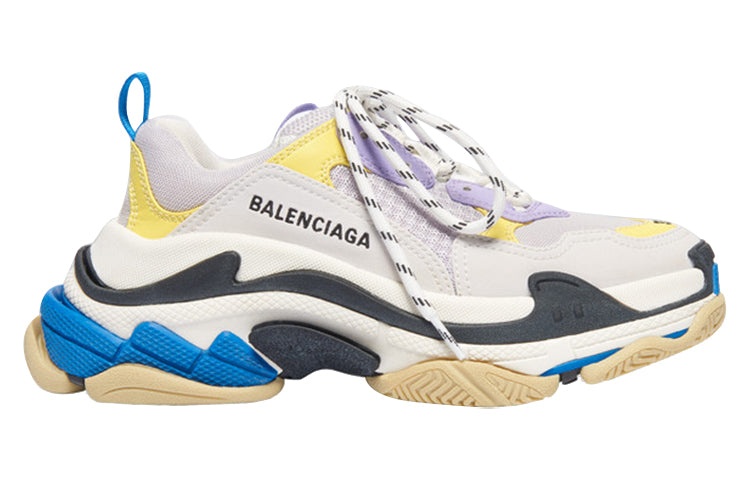 (WMNS) Balenciaga Triple S 'Purple Yellow' 524039W09OM9465 - 2