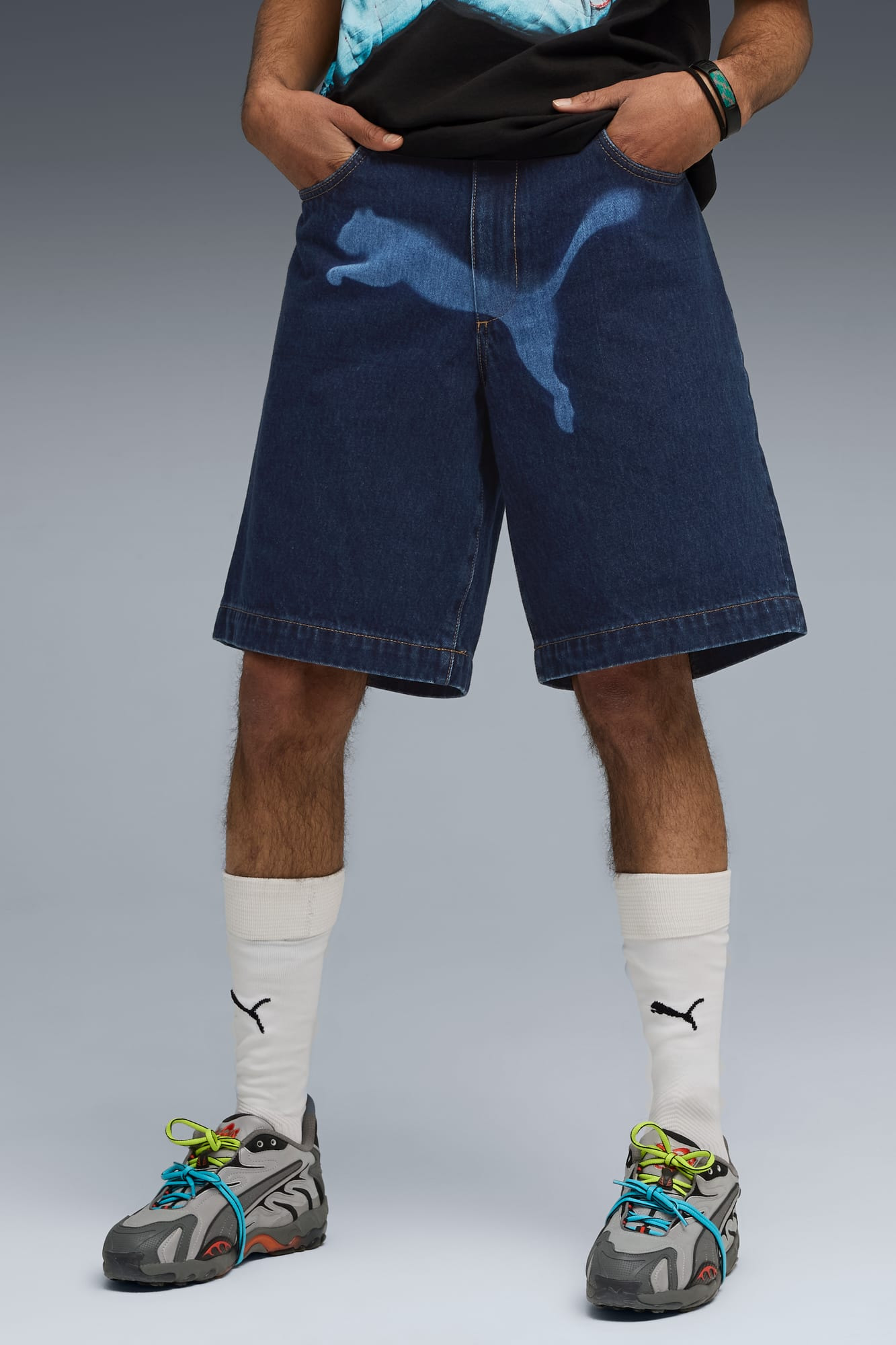 A$AP ROCKY x PUMA Men's Denim Shorts - 3