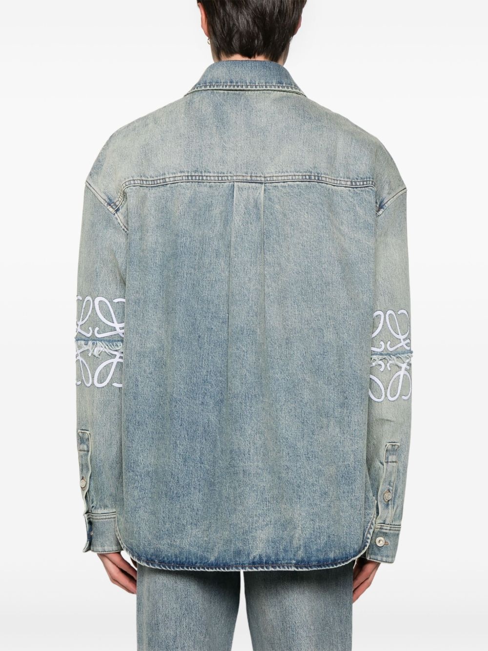 Anagram denim shirt - 4