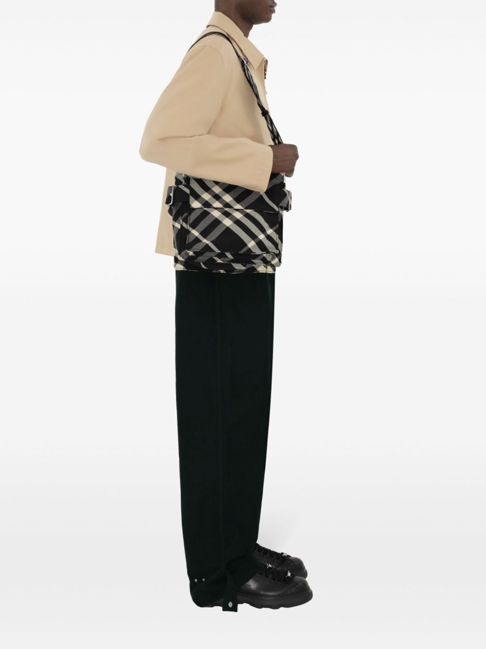Trench checked crossbody bag - 4