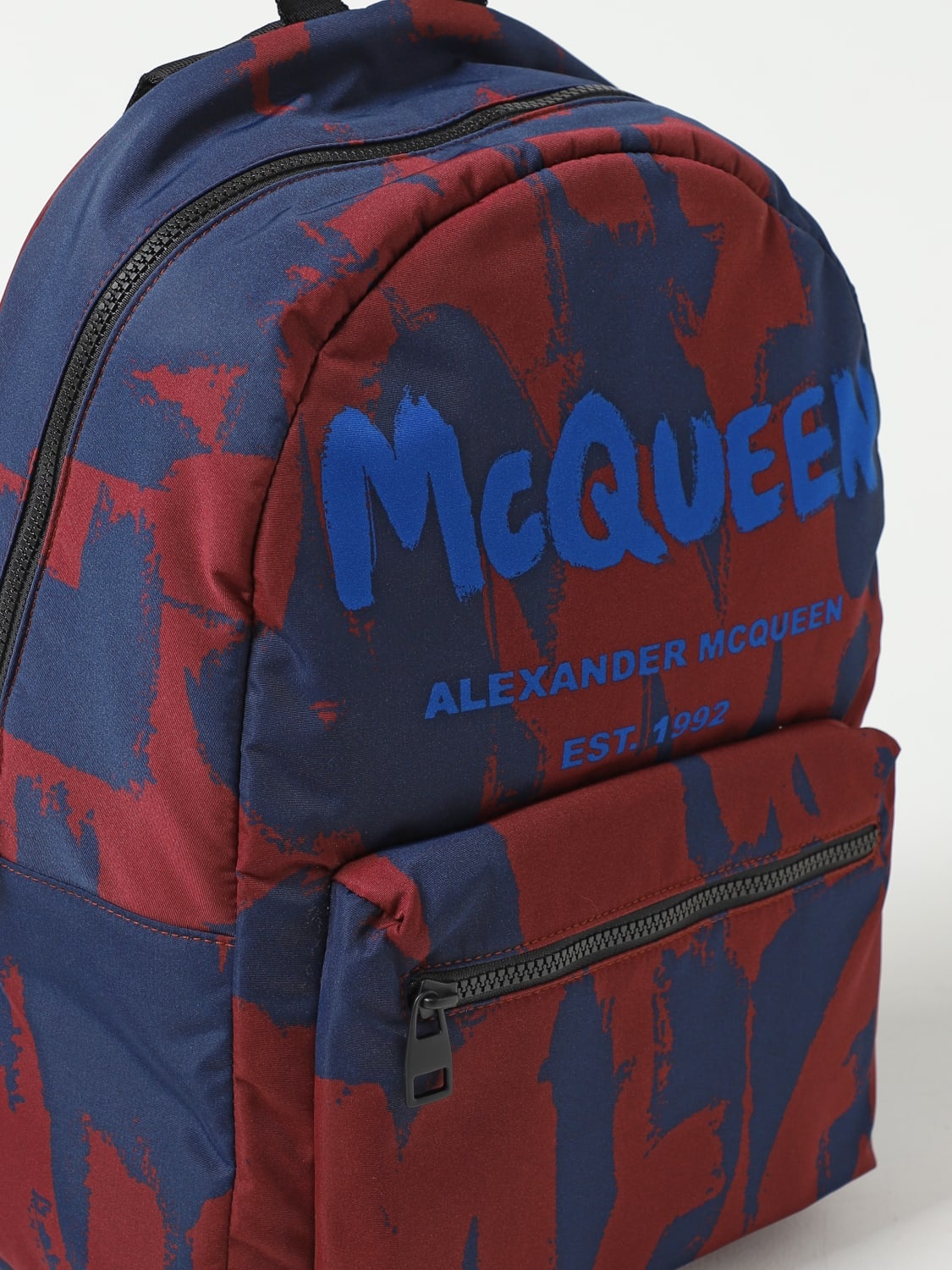 Alexander McQueen backpack in printed nylon - 4