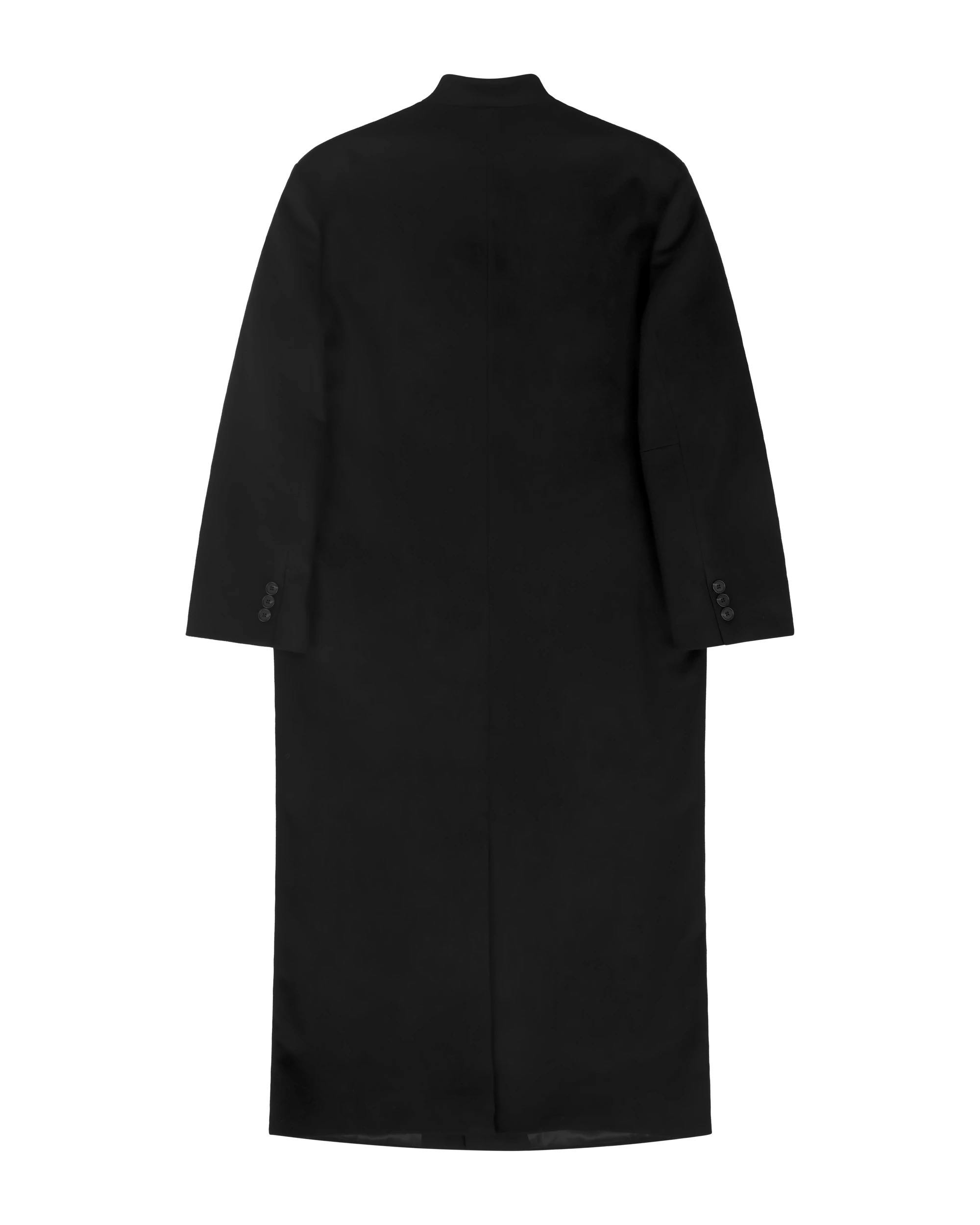 MUTE COAT BLACK WOOL - 2