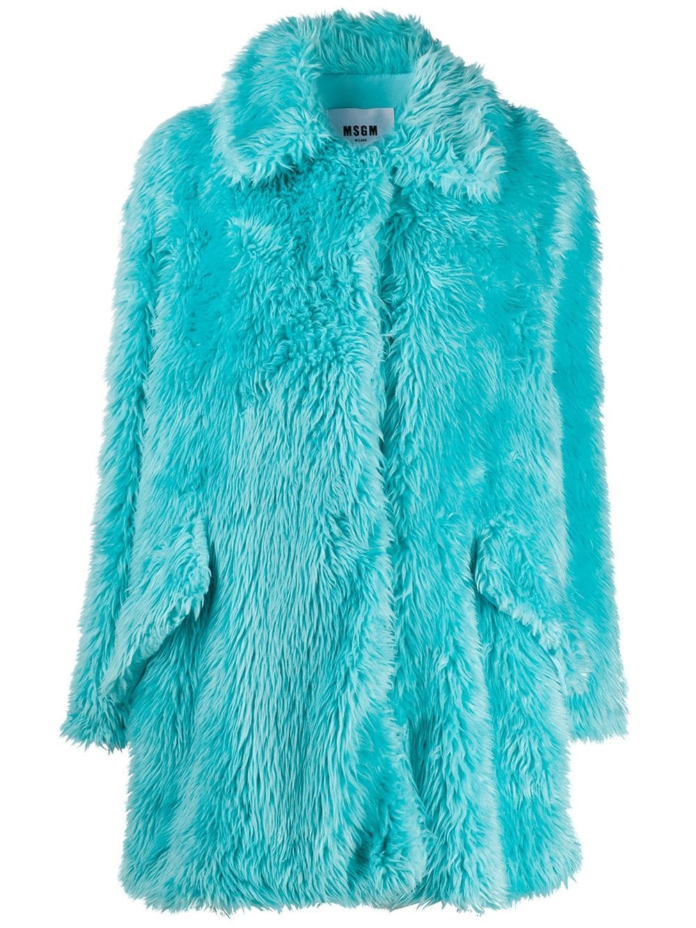 faux fur short coat - 1