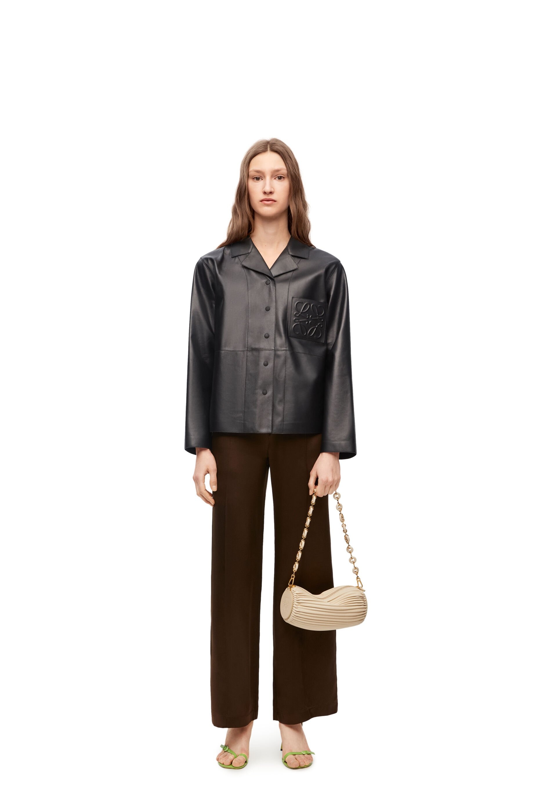 Anagram pyjama shirt in nappa - 2
