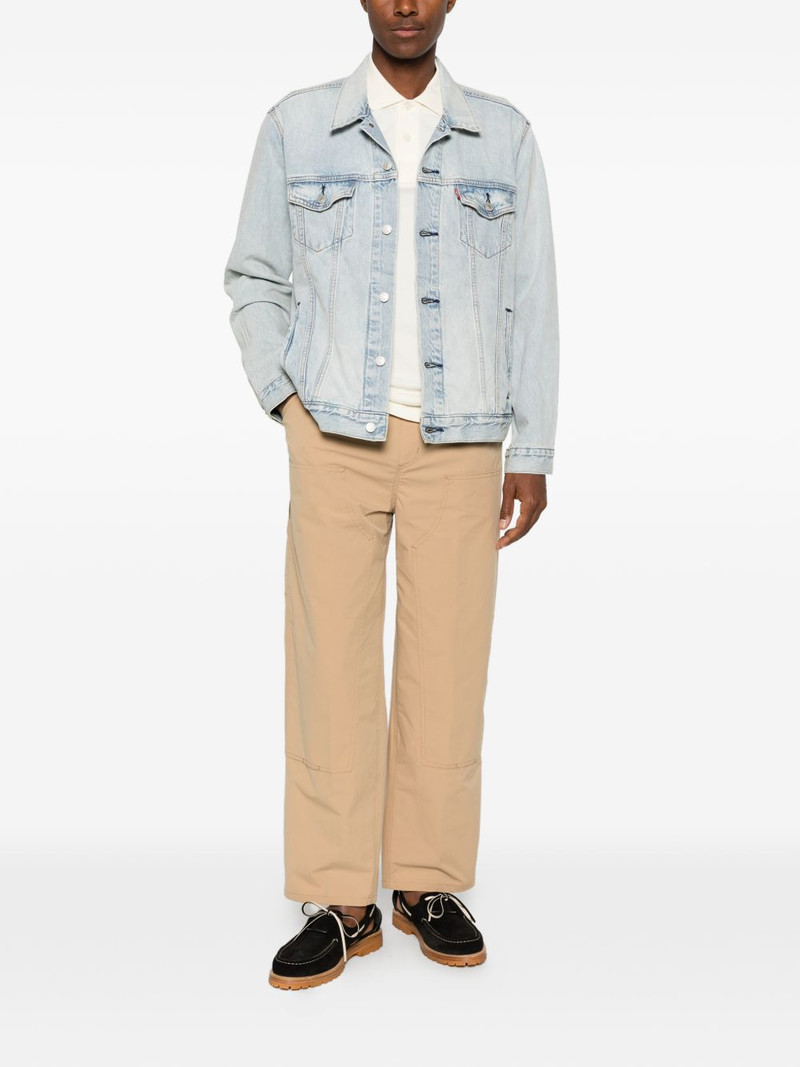 Levi's faded-wash denim jacket outlook