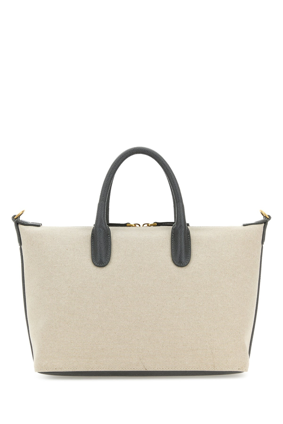 Sand canvas Duffle small handbag - 3
