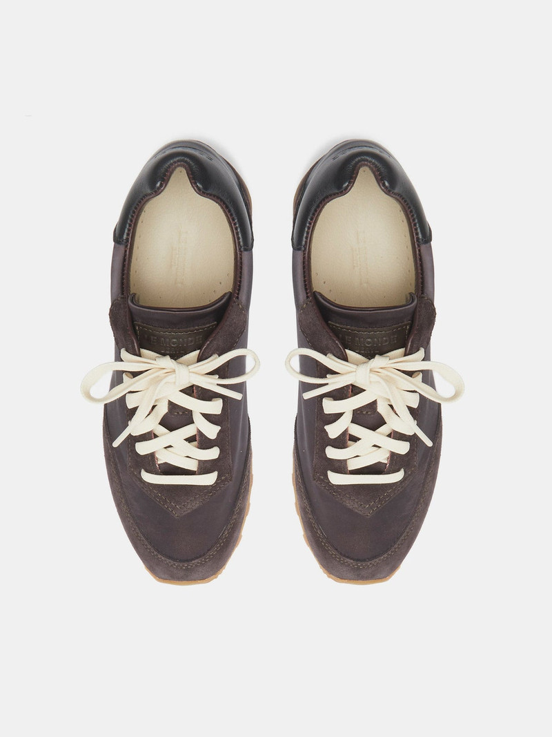 LE MONDE BÉRYL Slim Runner / Chocolate Satin outlook