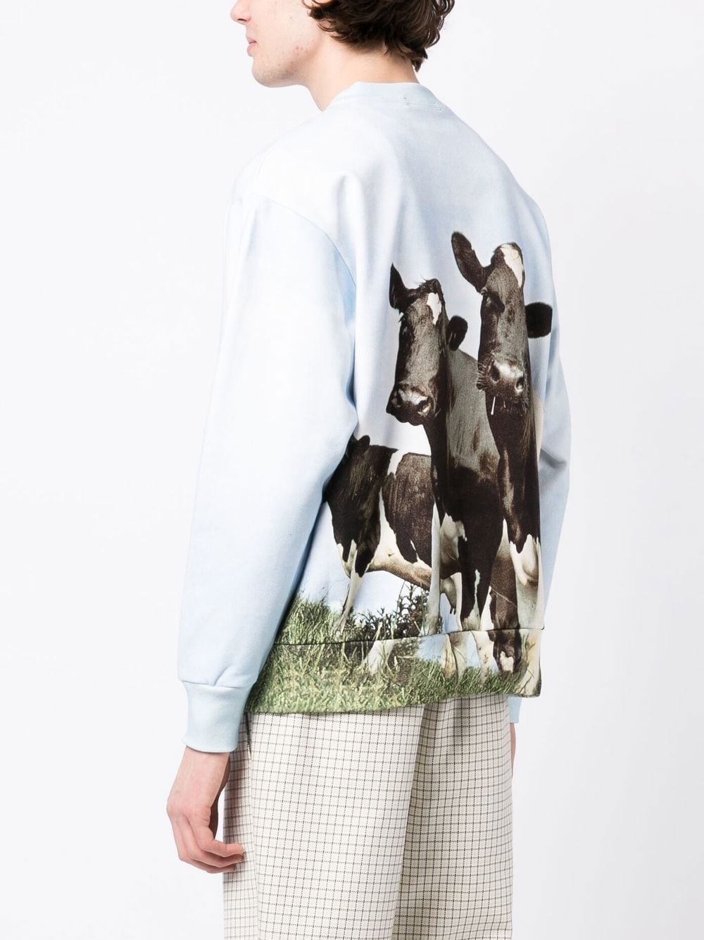 photograph-print cotton sweatshirt - 4