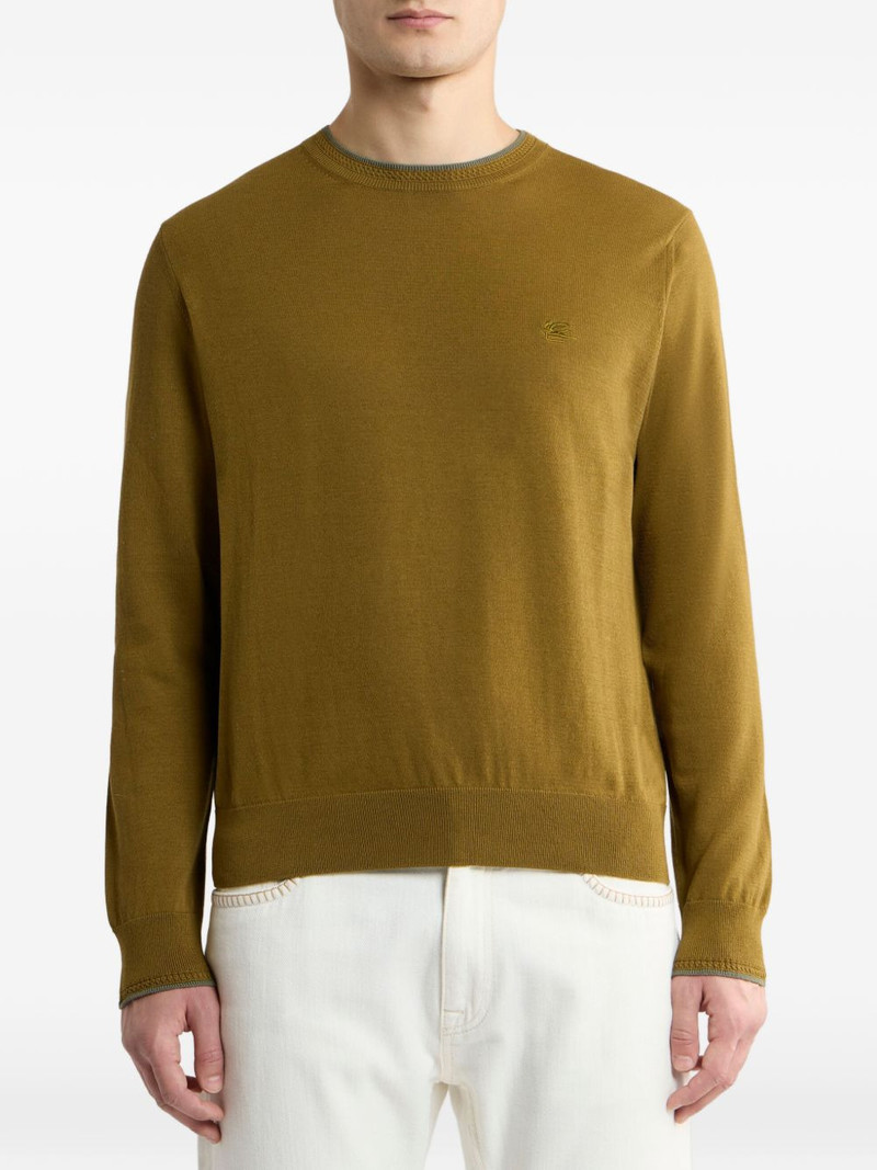 Etro Pegaso-embroidered jumper outlook