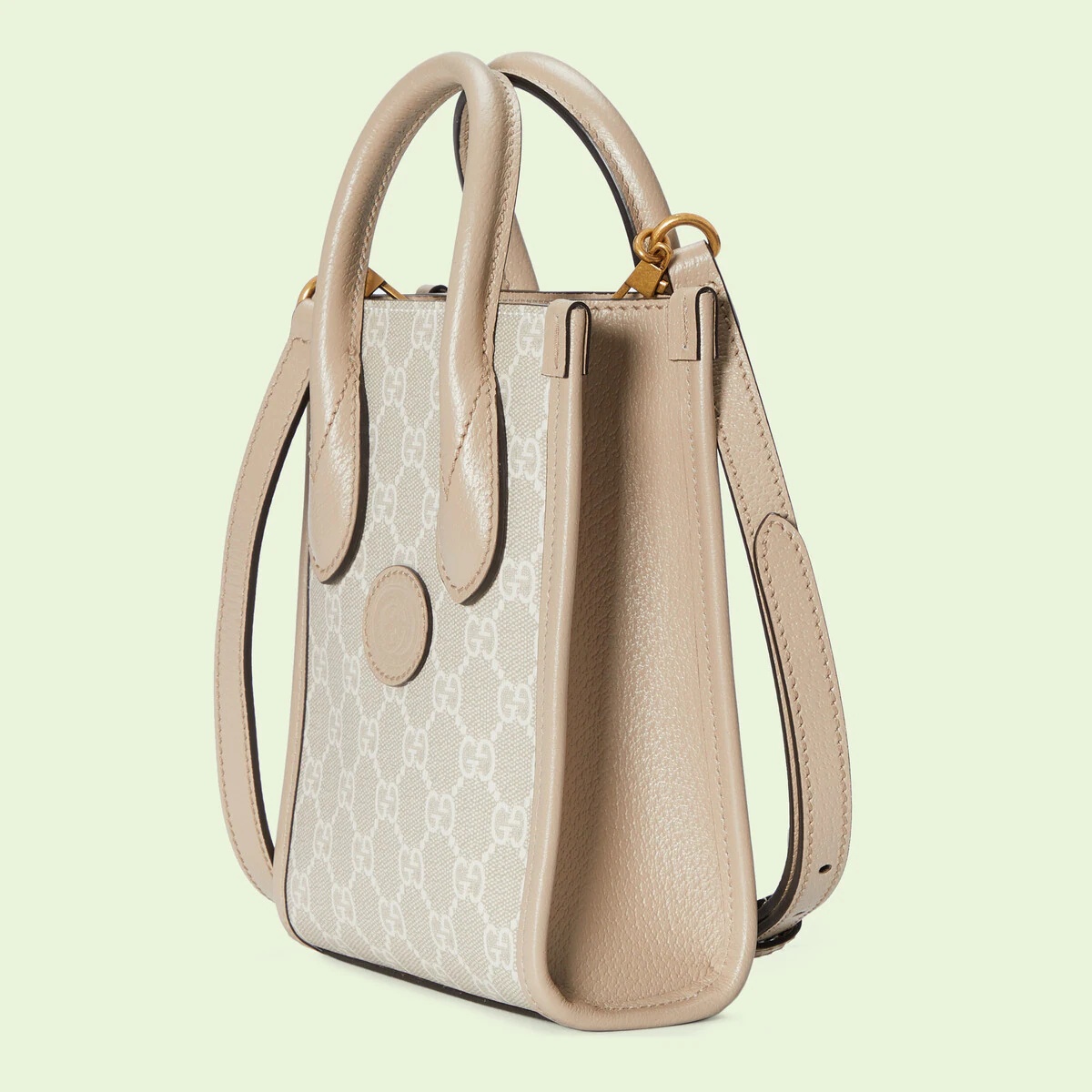Mini tote bag with Interlocking G - 2