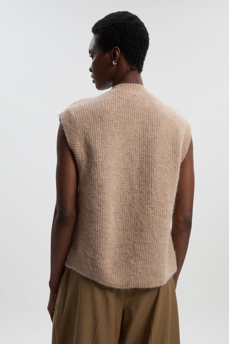 Light Weight Alpaca Blend Knitted Tank 5
