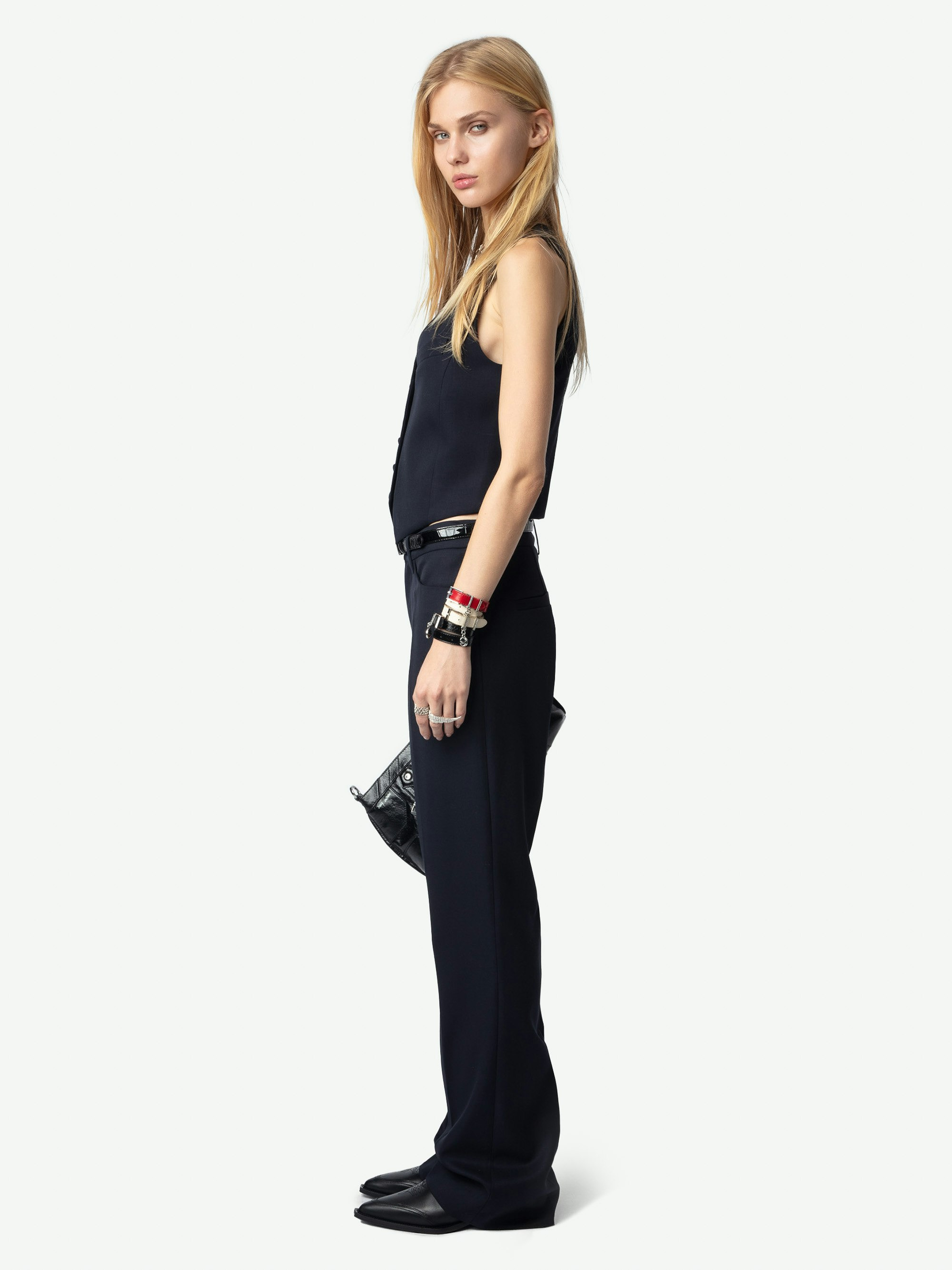 Emaux Wool Vest - 4
