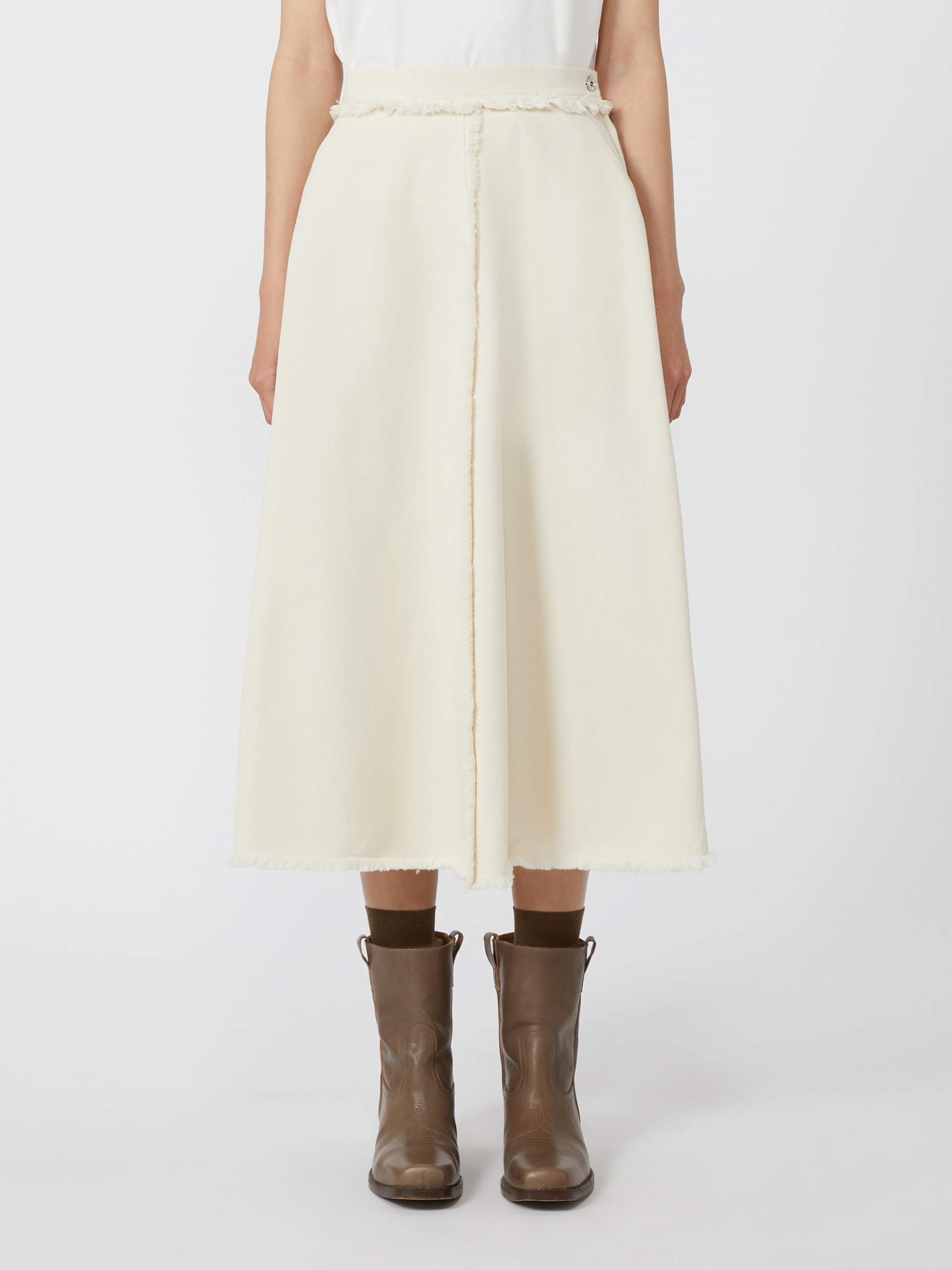 ALVARO Flared cotton skirt - 3