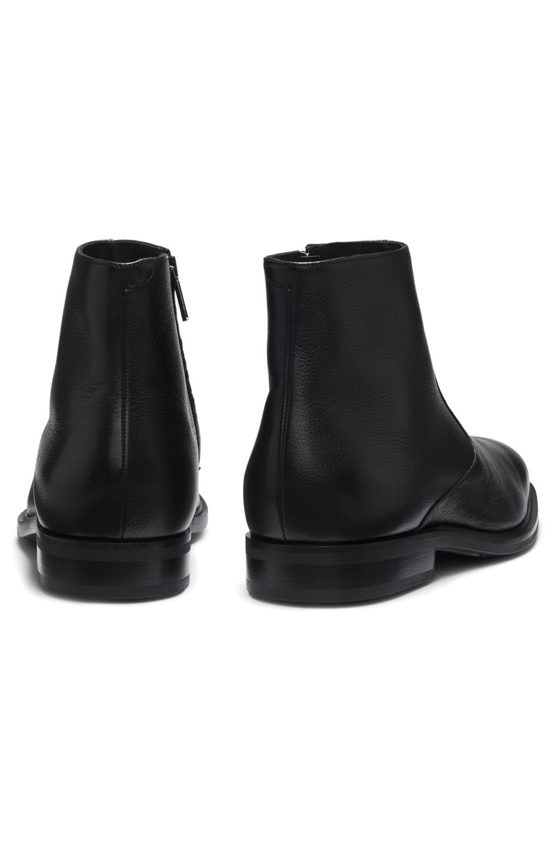 LEATHER BOOTS WITH SIDE ZIP 5