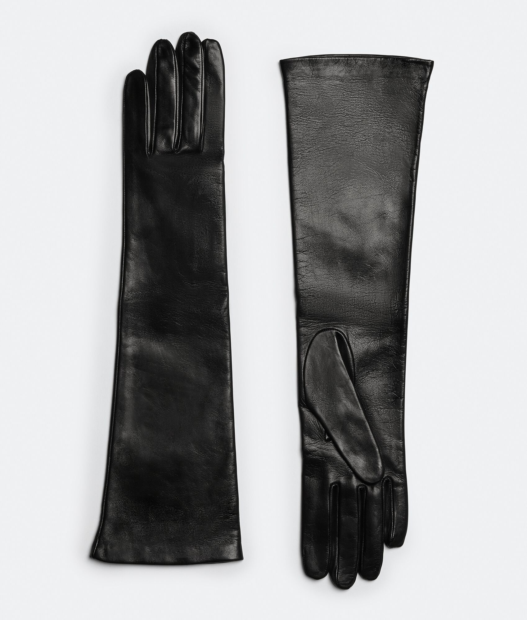nappa leather midi gloves - 1