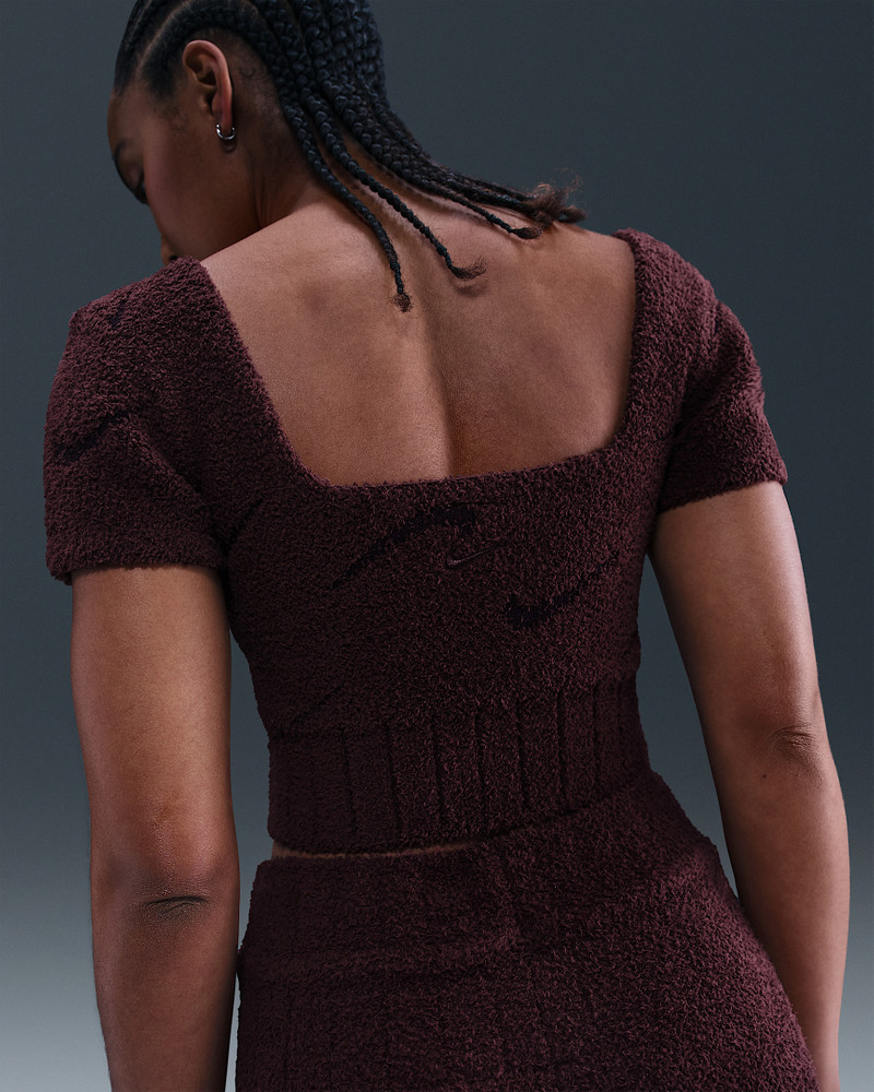 Nike Nike Sportswear Phoenix Cozy Bouclé Women's Short-Sleeve Cropped Knit Top outlook